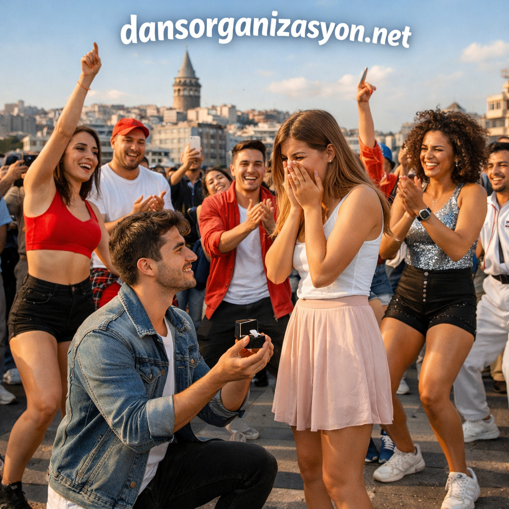 Dans Hizmetleri Flashmob Evlilik Teklifi