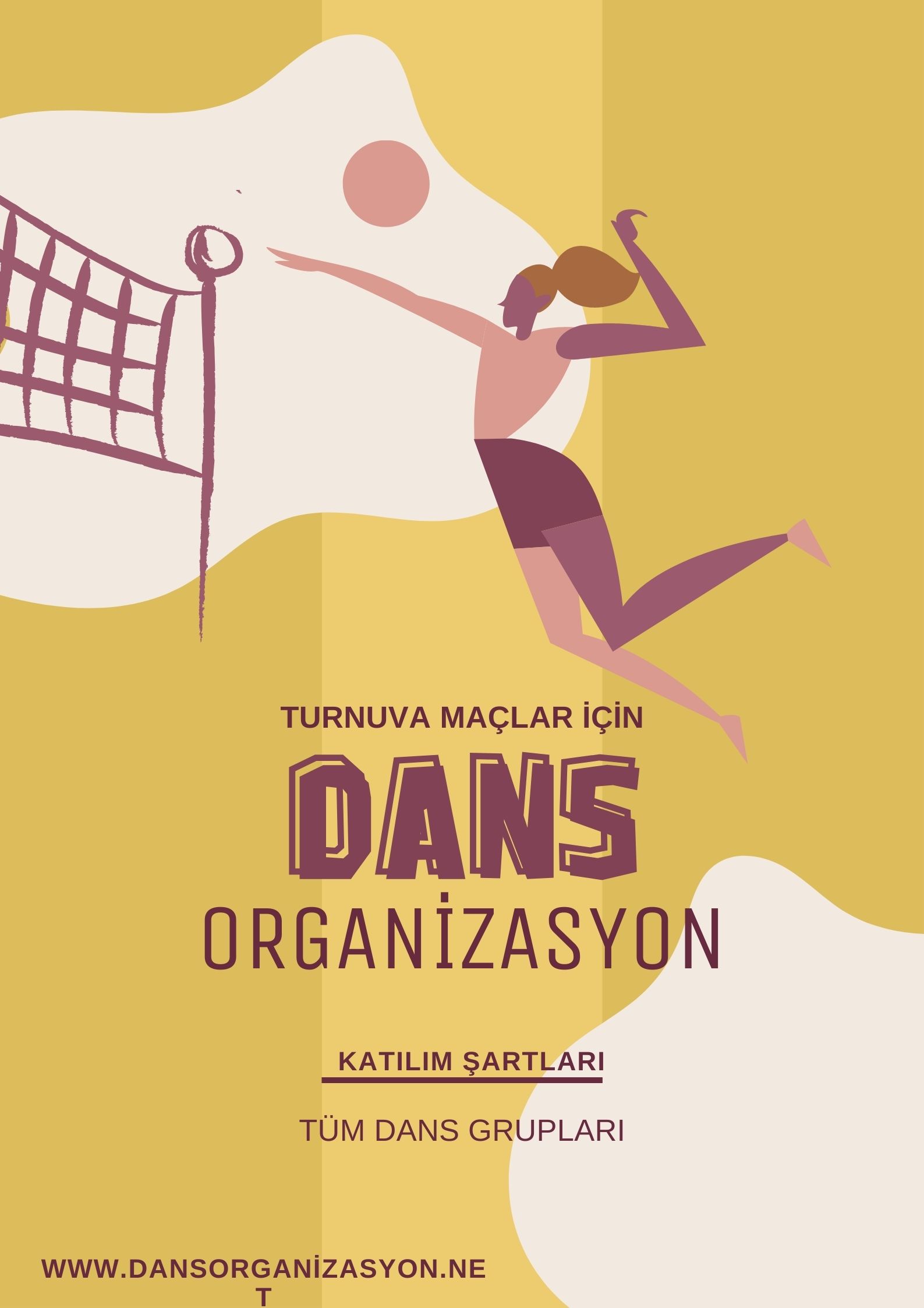 Voleybol Maçına Dans Gösterisi İçin Pro Organizasyon