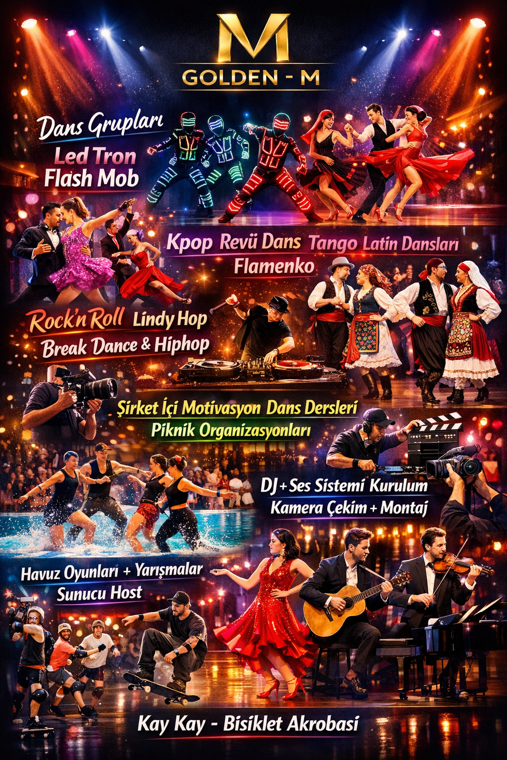 Etkinlikler İçin Profesyonel Dans Grubu Kiralama | Sahne & Gösteri