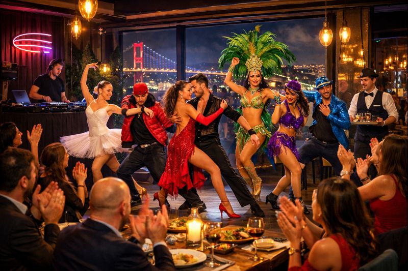 Cafe Mağaza Restoran Açılışları İçin Dans Grubu Organizasyon