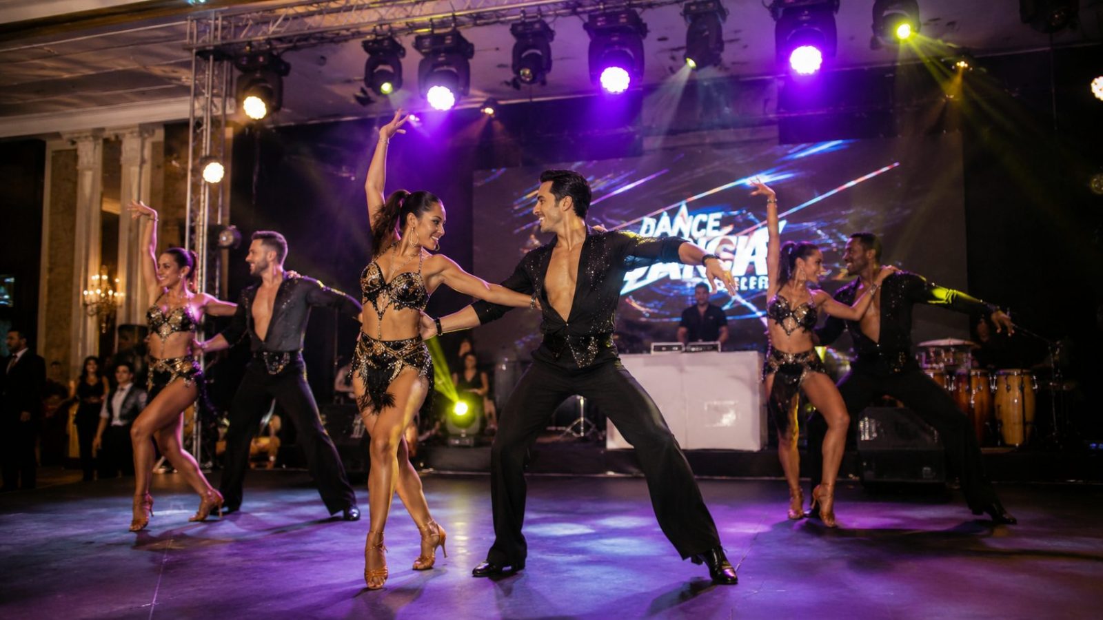 Salsa Latin Dans Organizasyon Pro Dans Grubu Hizmeti